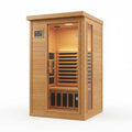 Infrared Sauna Built for Home Relaxation, Low EMF Carbon Heaters, Hemlock Wood, Bluetooth Speakers