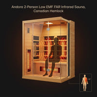 Andora 2-Person Low EMF FAR Infrared Sauna, Canadian Hemlock — How It Works