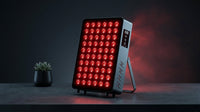 Red Light Therapy Panel, 660Nm Red & 850Nm near Infrared Light Therapy Device with TENS & EMS Functions, 60 Dual Chip Leds, 6 Programs, Timer, Stand, High Power LED Light Therapy Lamp for Face Body — Lifestyle