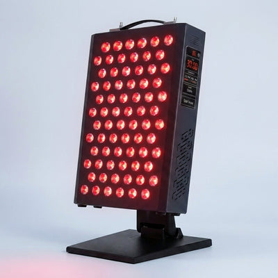 Red Light Therapy Panel Designed for Home Wellness, 72 Quad Chip LEDs, Adjustable Brightness, Pulse Mode